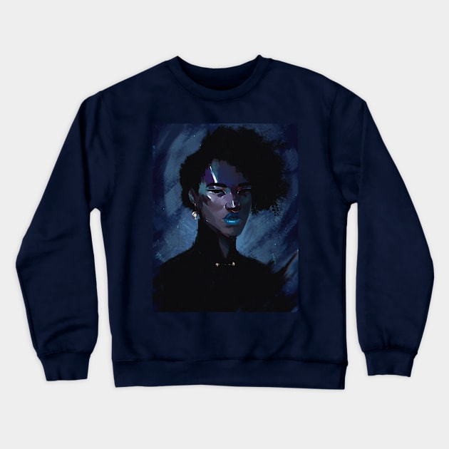 Night Crewneck Sweatshirt by StaticColour
